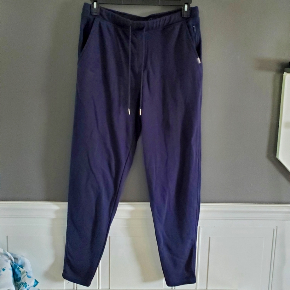 EDDIE BAUER lounge drawstring zip pocket M